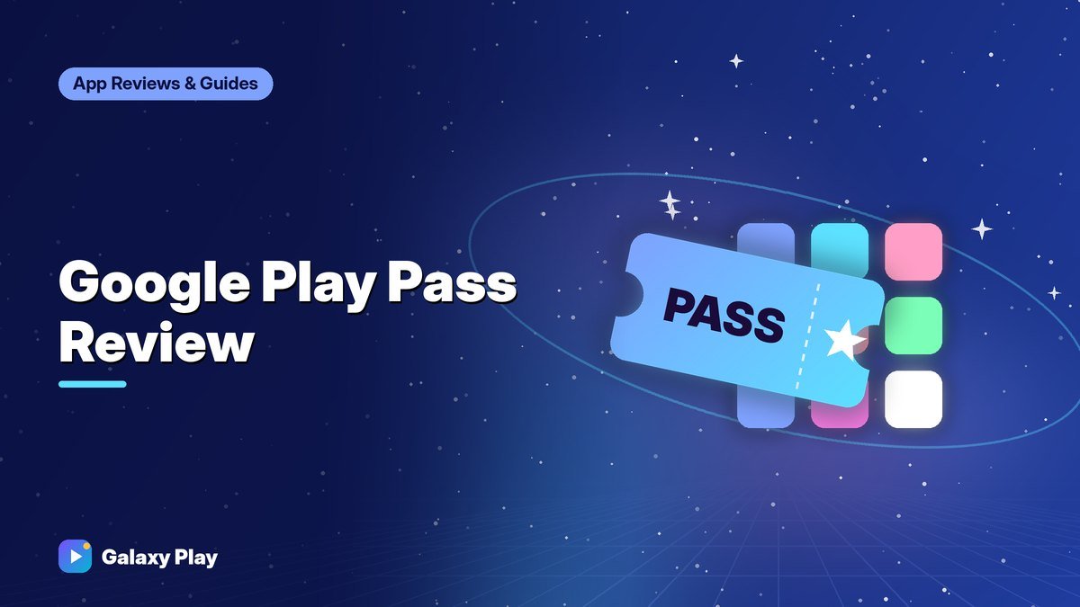 Glowing membership pass card unlocking a grid of game icons on a phone