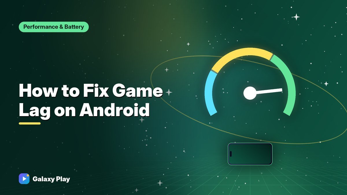 Speedometer needle racing into the green over a phone running a smooth game